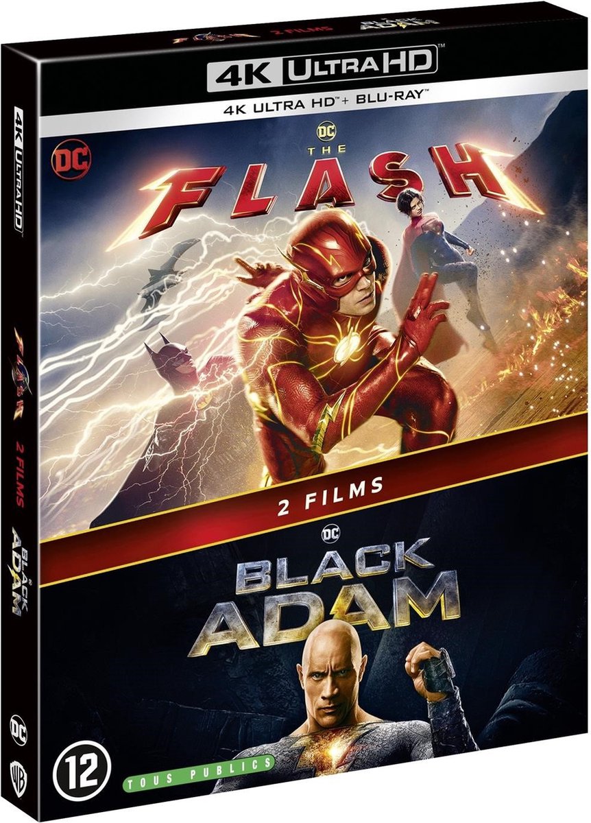 The Flash + Black Adam (4K Ultra HD) (Blu-ray), Diversen
