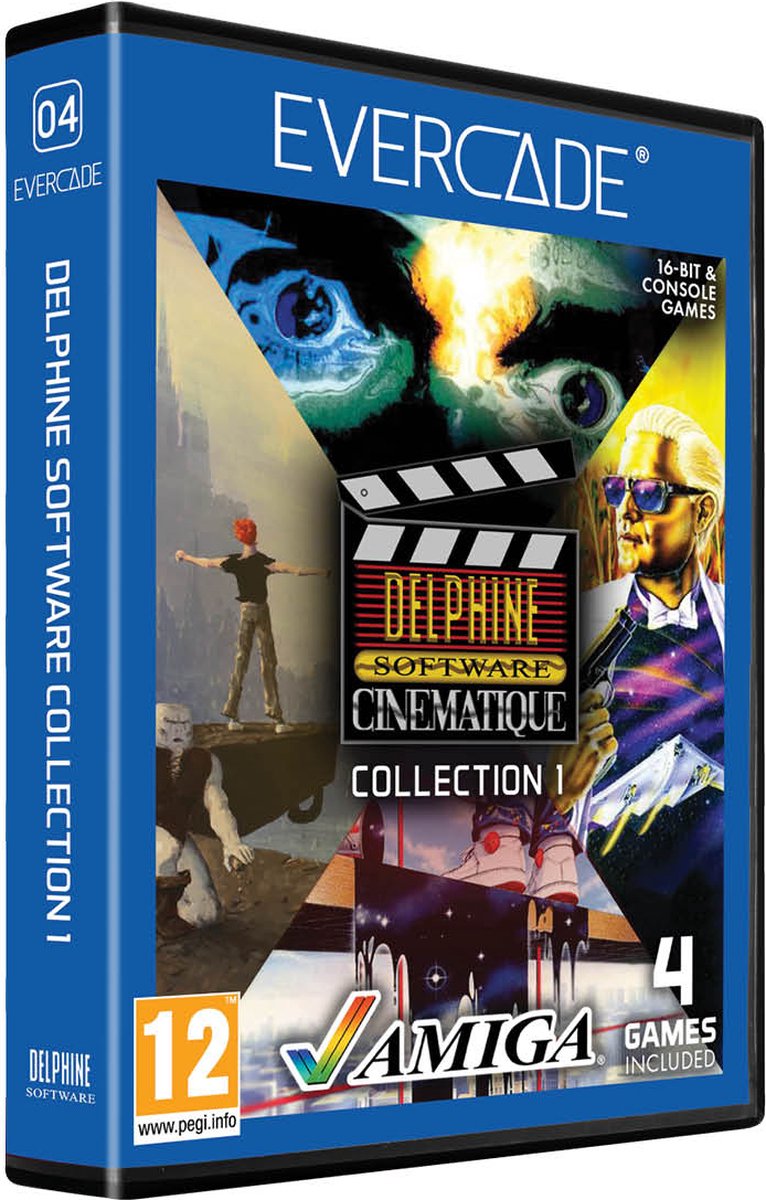 Evercade - Cinematique Delphine Software Amiga Collection 1 (4 Games) (hardware), Evercade