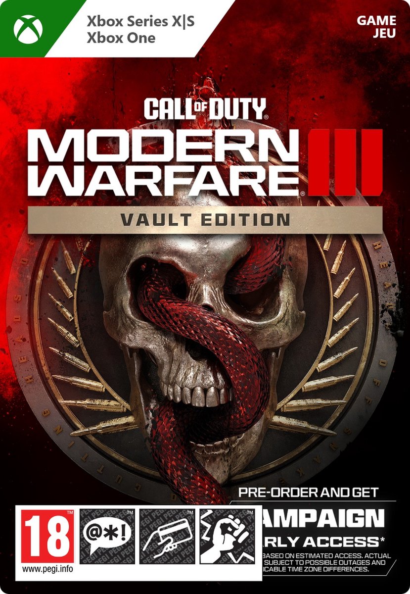 Call of Duty: Modern Warfare III - Vault Edition (Xbox One Download) (Xbox One), Infinity Ward