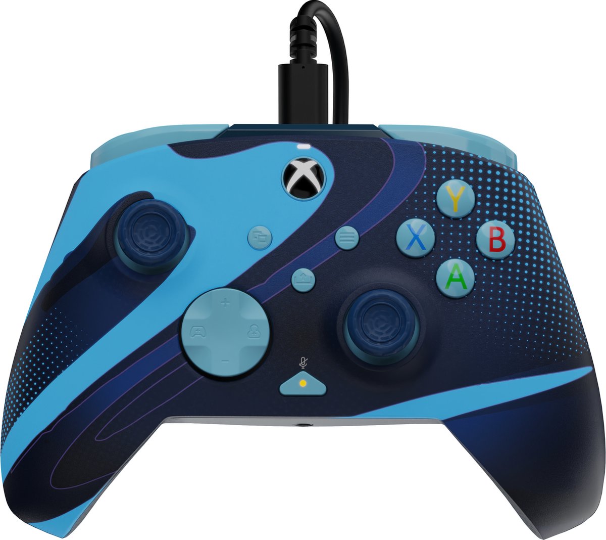 PDP Wired Controller - Blue Tide (Glow in the Dark) (Xbox Series S|X/ PC) (Xbox Series X), PDP