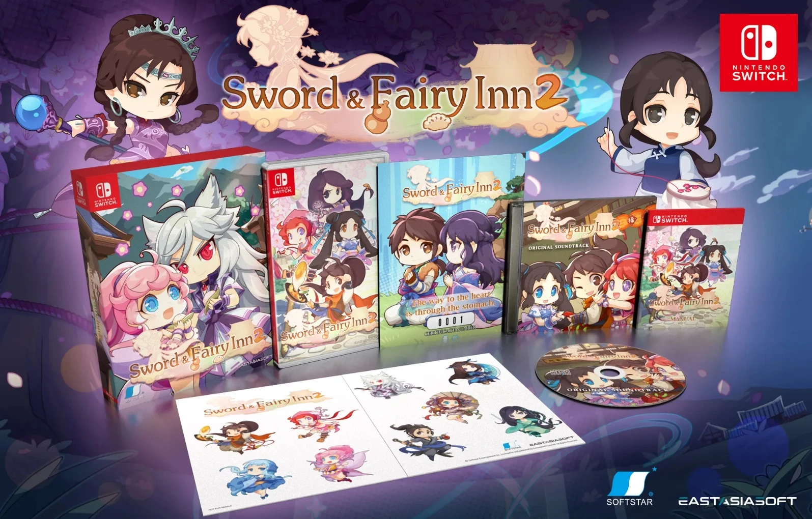 Sword & Fairy Inn 2 - Limited Edition (Asia Import) (Switch), EastAsiaSoft