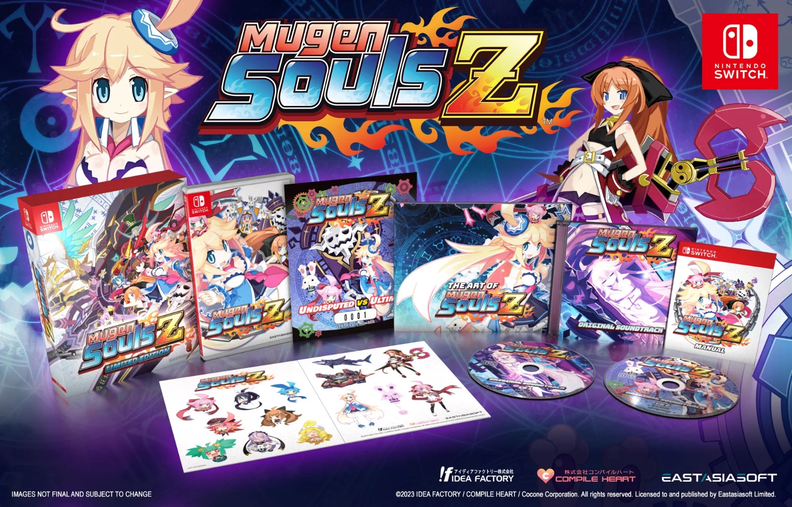 Mugen Souls Z - Limited Edition (Asia Import) (Switch), EastAsiaSoft