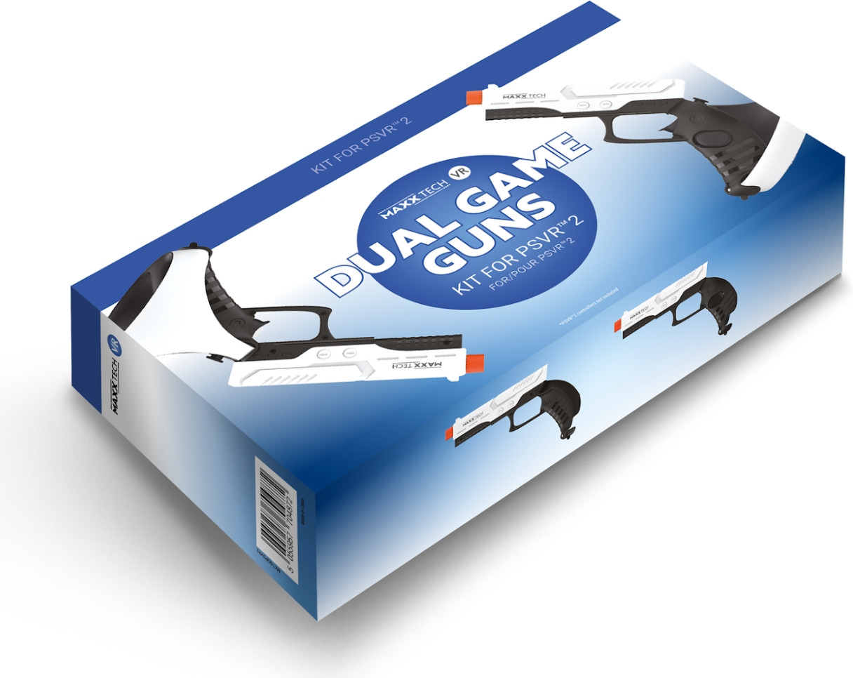VR Dual Game Guns Kit (PSVR2) (PS5), Maxxtech