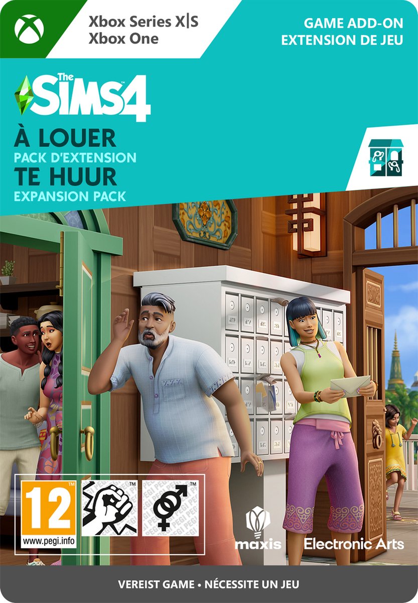 De Sims 4: Te Huur - Expansion Pack (Xbox Series X), Maxis
