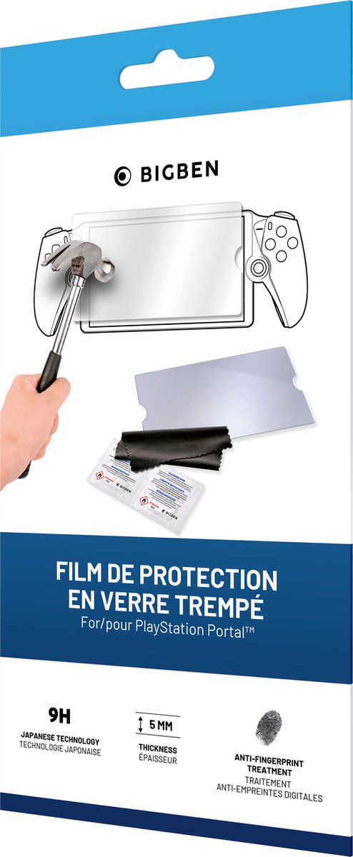 PlayStation Portal Screenprotector - Gehard Glas - 5mm (PS5), Bigben Interactive