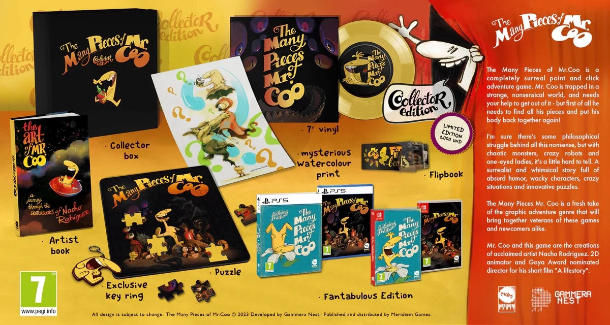 The Many Pieces of Mr. Coo - Collector's Edition (Switch), Meridiem Games