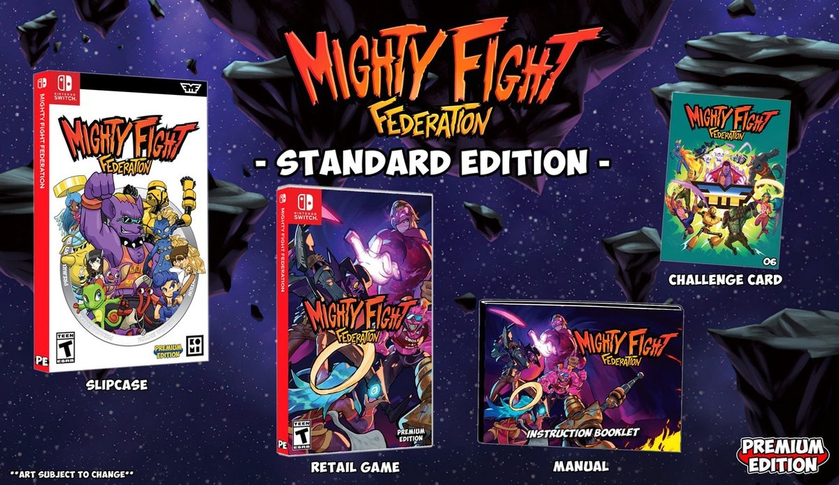 Mighty Fight Federation - Standard Edition (USA Import) (Switch), Premium Edition Games