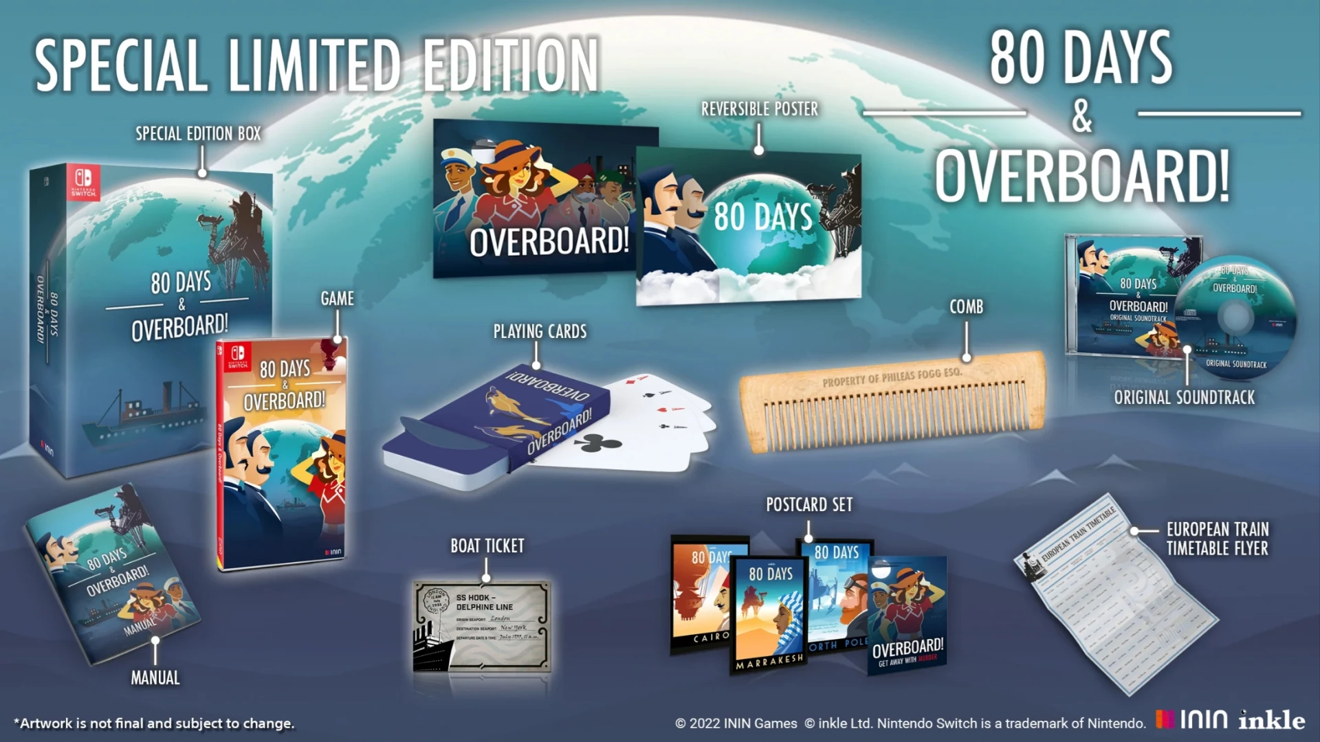 80 Days & Overboard! - Special Limited Edition (Switch), ININ Games
