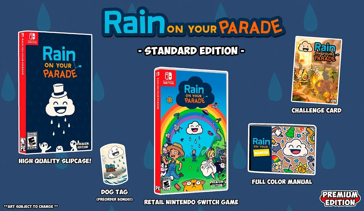 Rain on your Parade - Standard Edition (Switch), Premium Edition Games