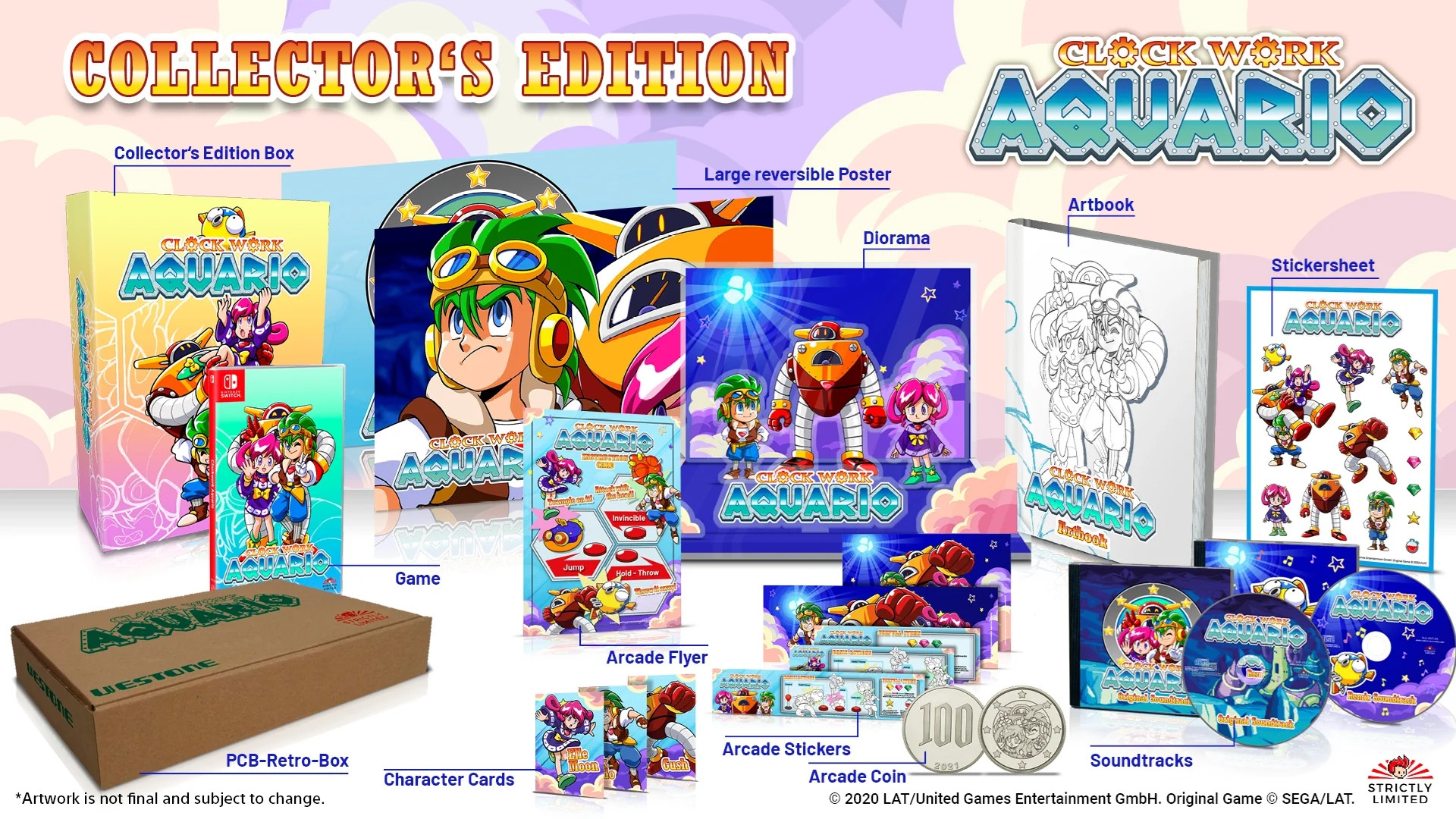 Clockwork Aquario - Collector's Edition (Strictly Limited) (Switch), Strictly Limited Games