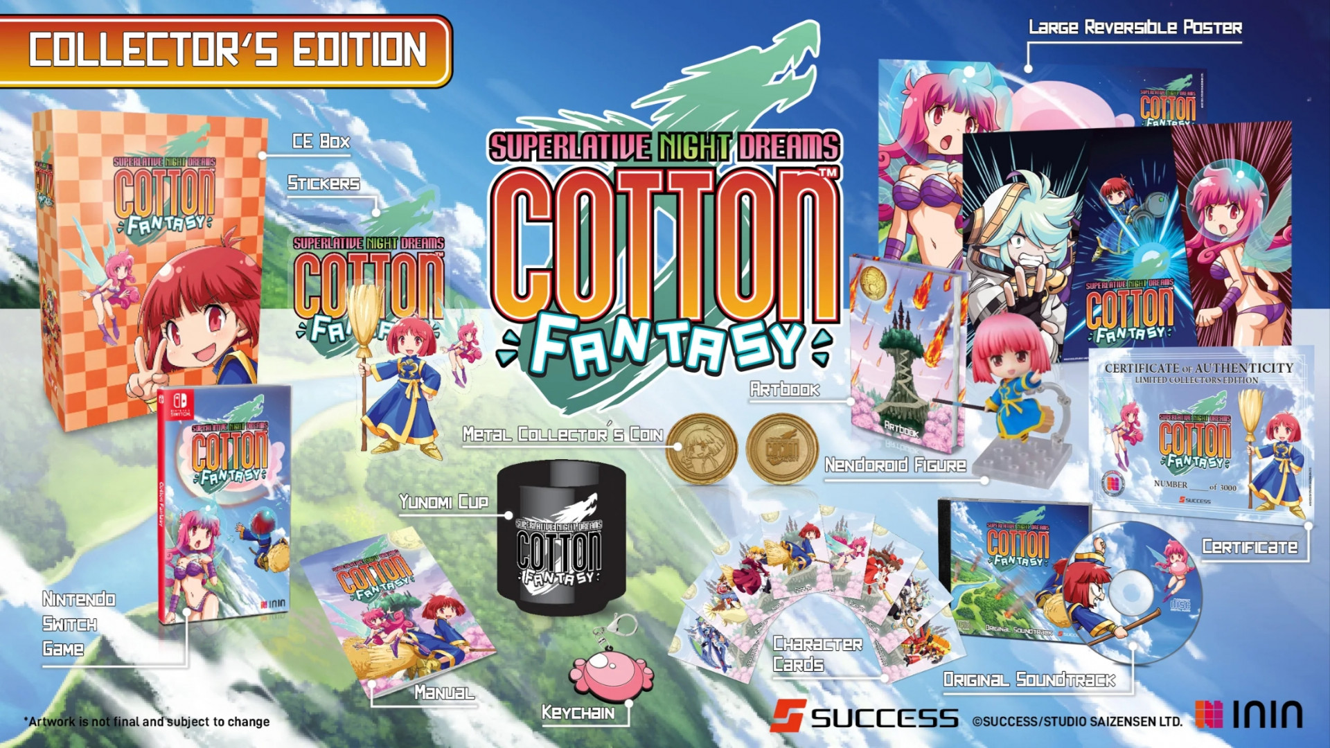 Cotton Fantasy - Collector's Edition  (Strictly Limited) (Switch), Strictly Limited Games