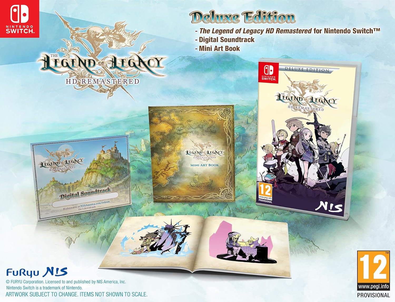 The Legend of Legacy HD Remastered - Deluxe Edition (Switch), NIS America