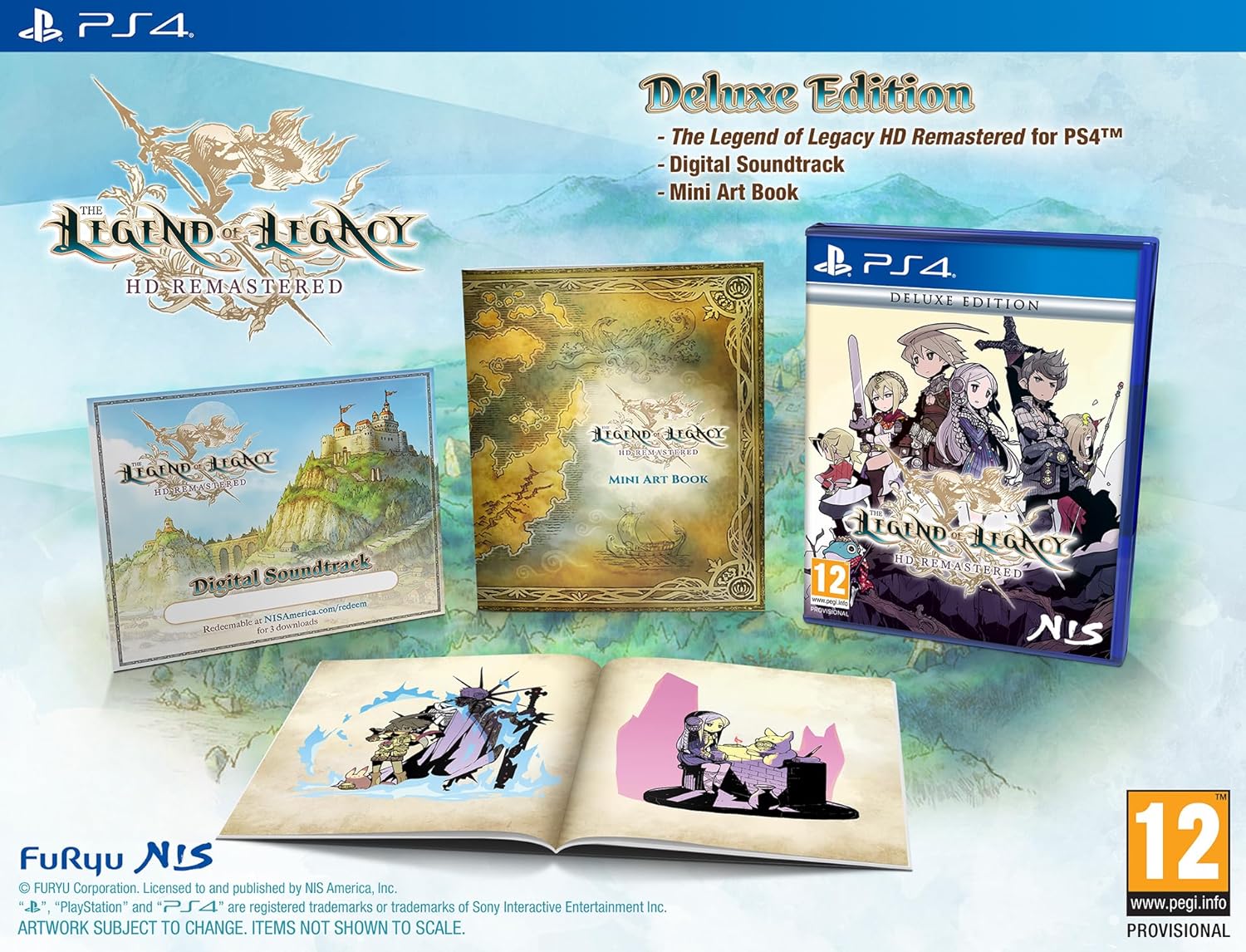 The Legend of Legacy HD Remastered - Deluxe Edition (PS4), NIS America