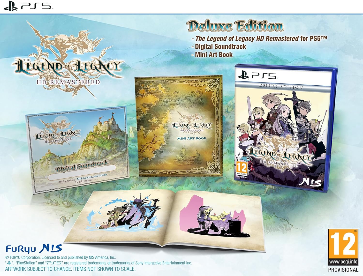 The Legend of Legacy HD Remastered - Deluxe Edition (PS5), NIS America