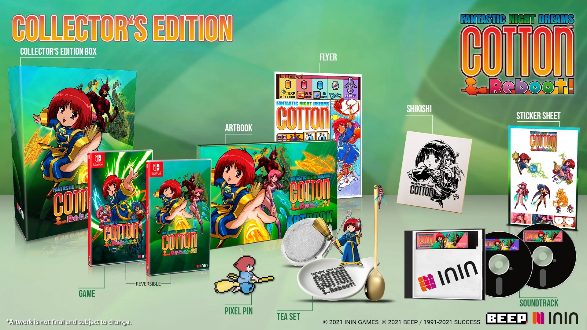 Cotton Reboot - Collector's Edition (Strictly Limited) (Switch), ININ Games, Strictly Limited Games