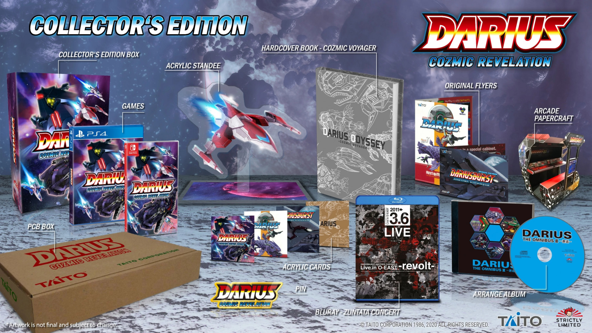 Darius: Cozmic Revelation - Collector's Edition (Strictly Limited) (PS4), Taito Corporation