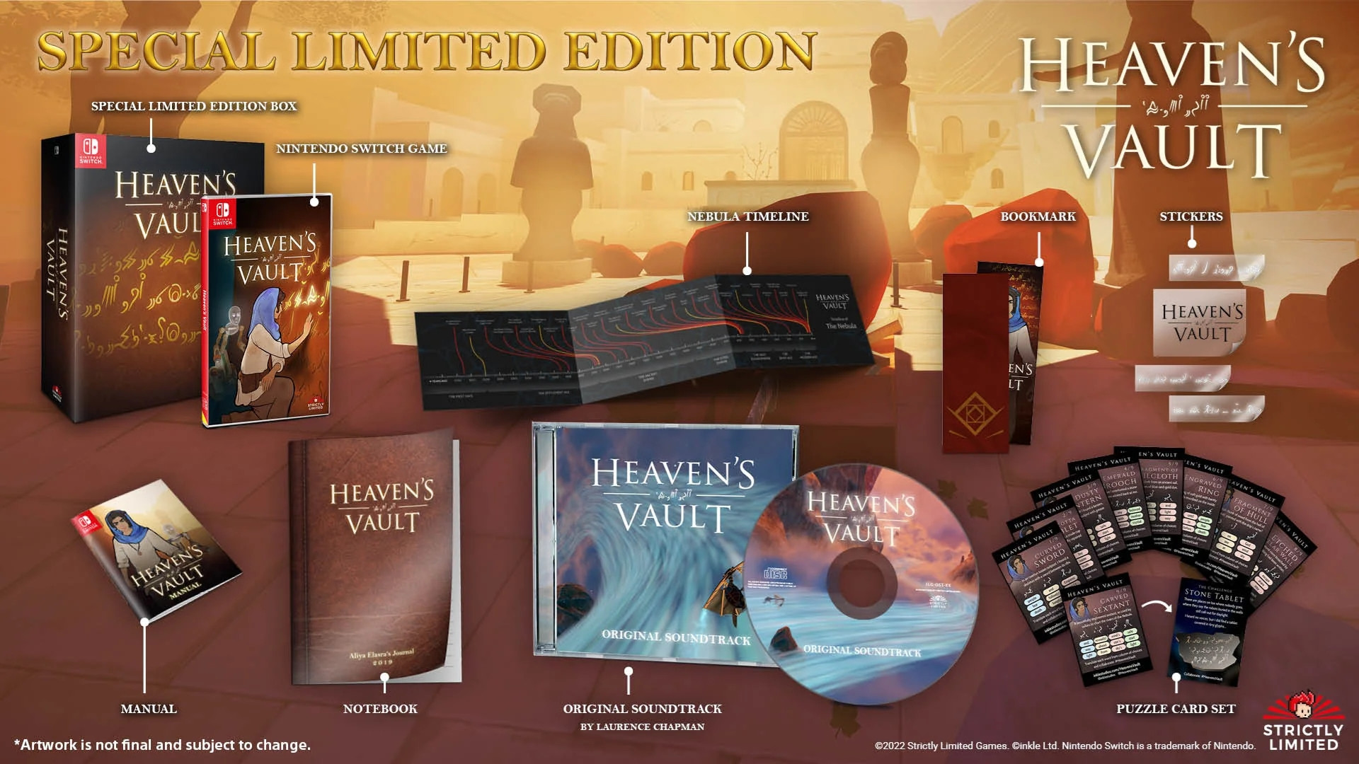 Heaven's Vault - Special Limited Edition (Strictly Limited) (Switch), Inkle