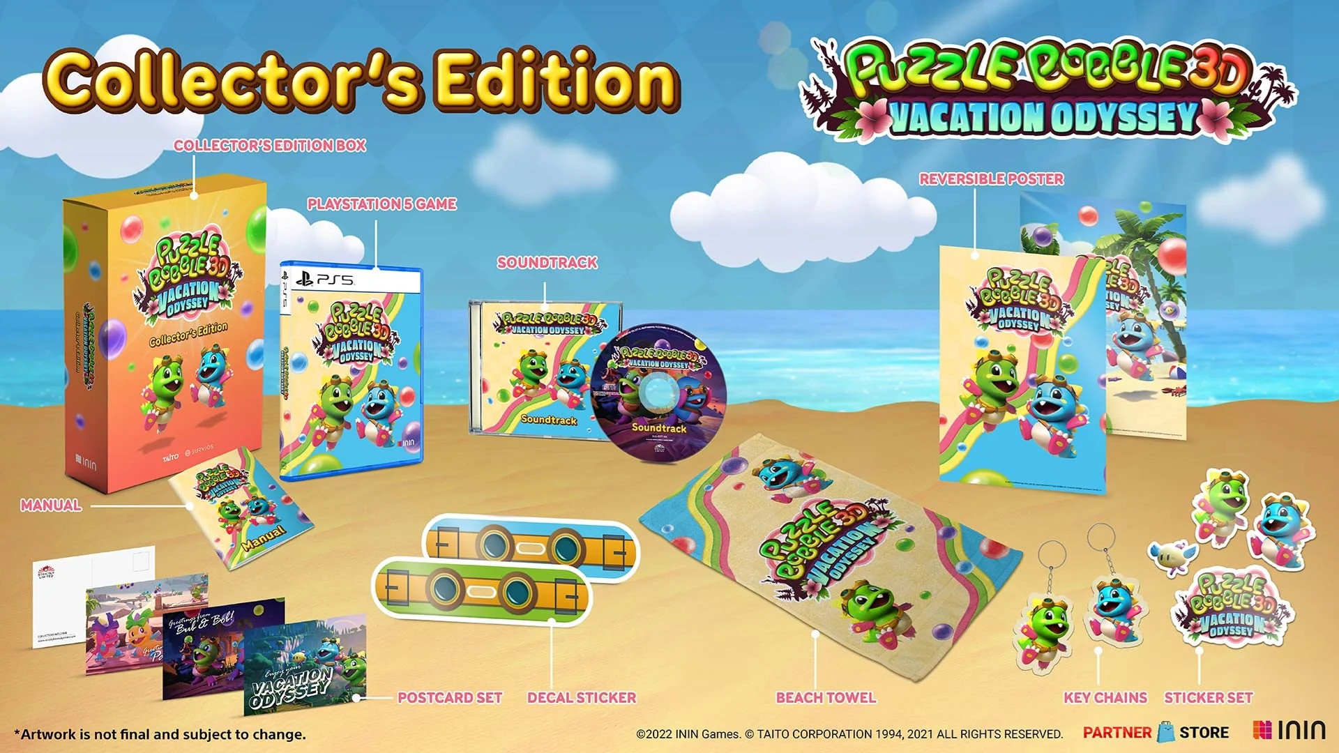 Puzzle Bobble 3D: Vacation Odyssey - Collector's Edition (Strictly Limited) (PS5), ININ Games