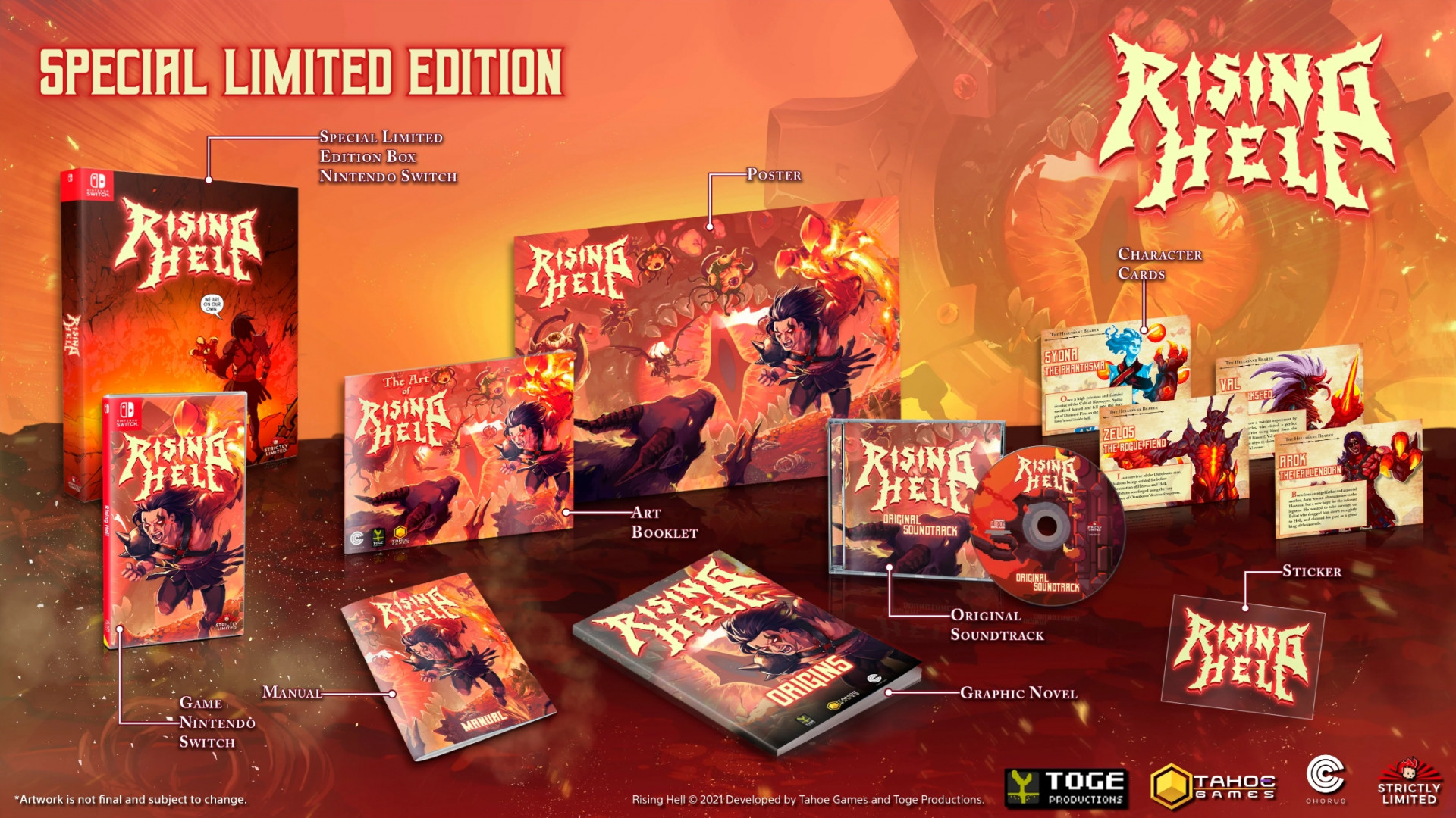 Rising Hell - Special Limited Edition (Strictly Limited) (Switch), Tahoc Games