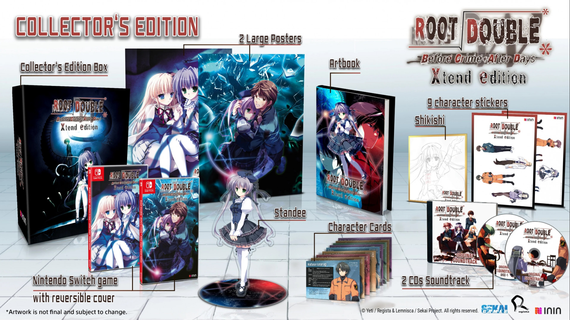 Root: Double Before Crime After Days - Xtend Edition - Collector's Edition (Strictly Limited) (Switch), ININ Games