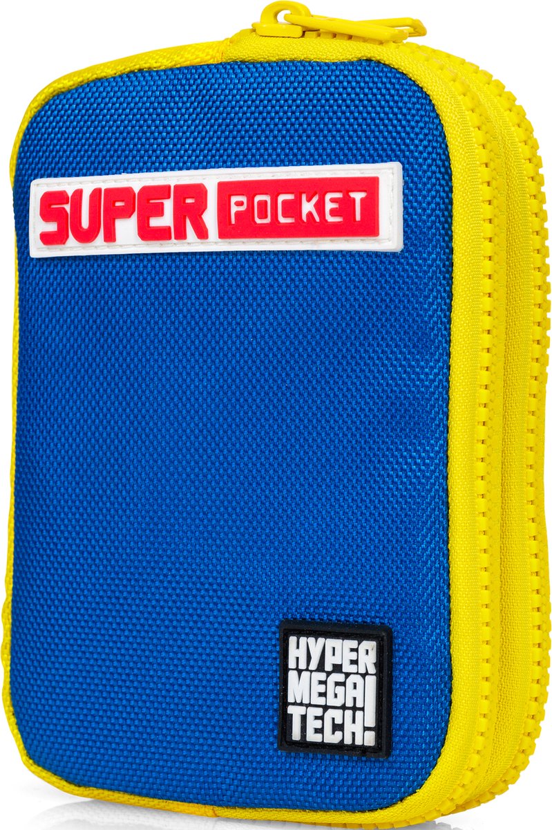 Super Pocket Handheld Beschermhoes (Blauw/ Geel) (hardware), HyperMegaTech