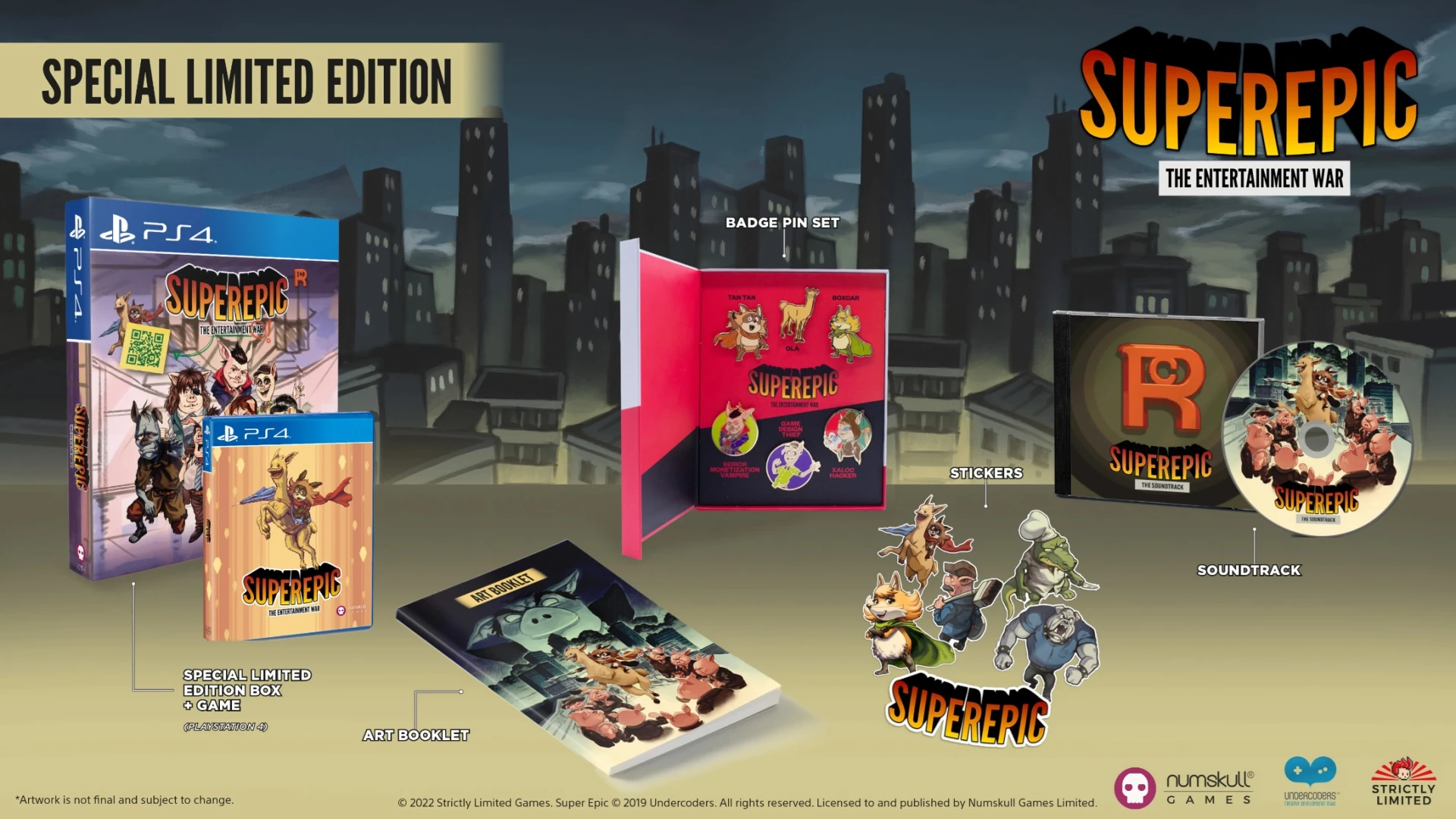 SuperEpic: The Entertainment War - Special Limited Edition (Strictly Limited (PS4), Undercoders