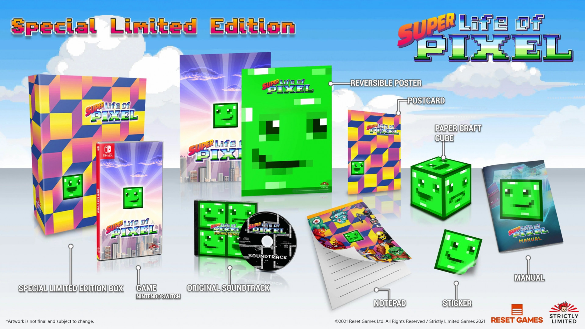 Super: Life of Pixel - Special Limited Edition (Strictly Limited) (Switch), Super Icon Limited