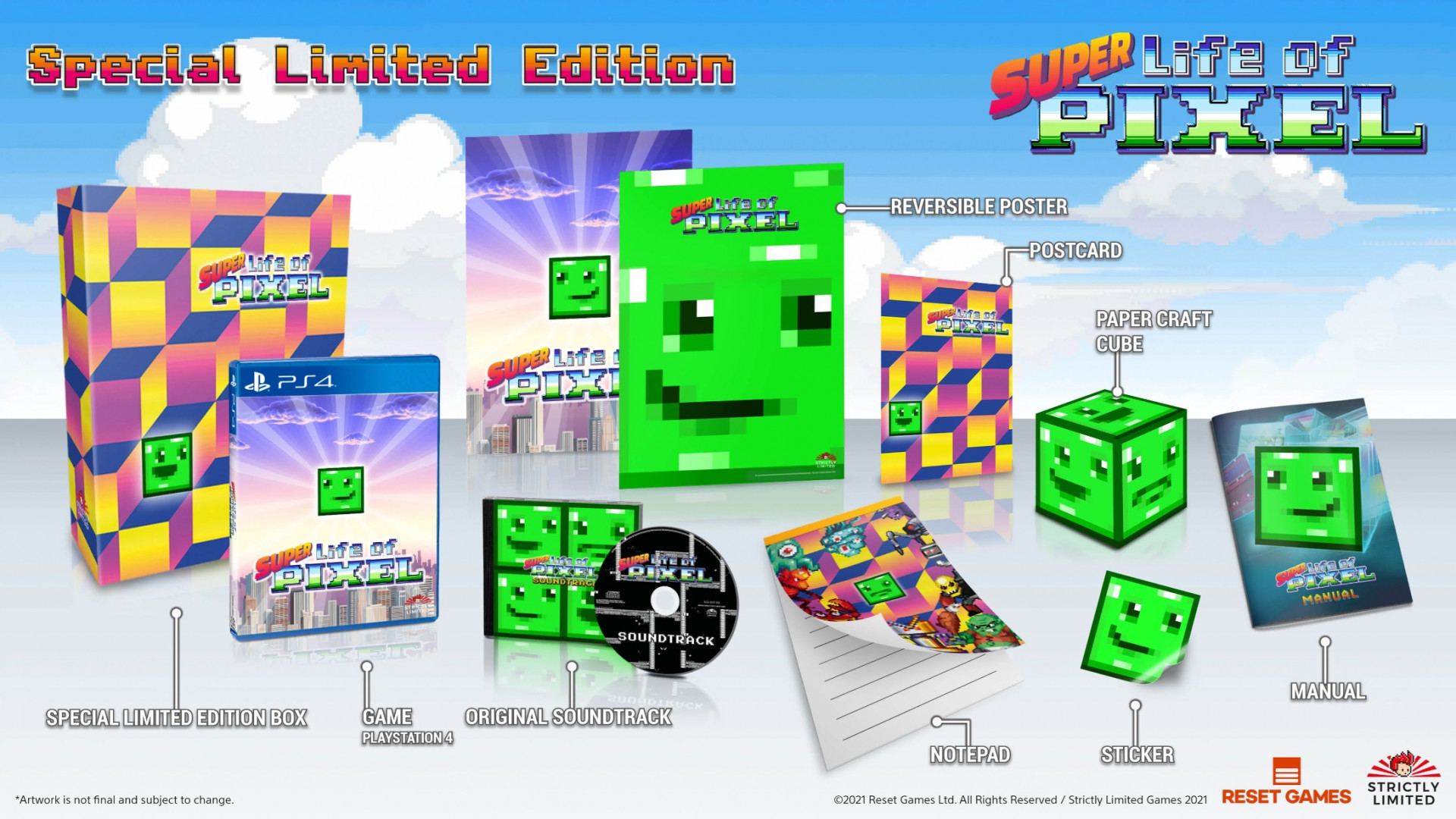 Super: Life of Pixel - Special Limited Edition (Strictly Limited) (PS4), Super Icon Limited