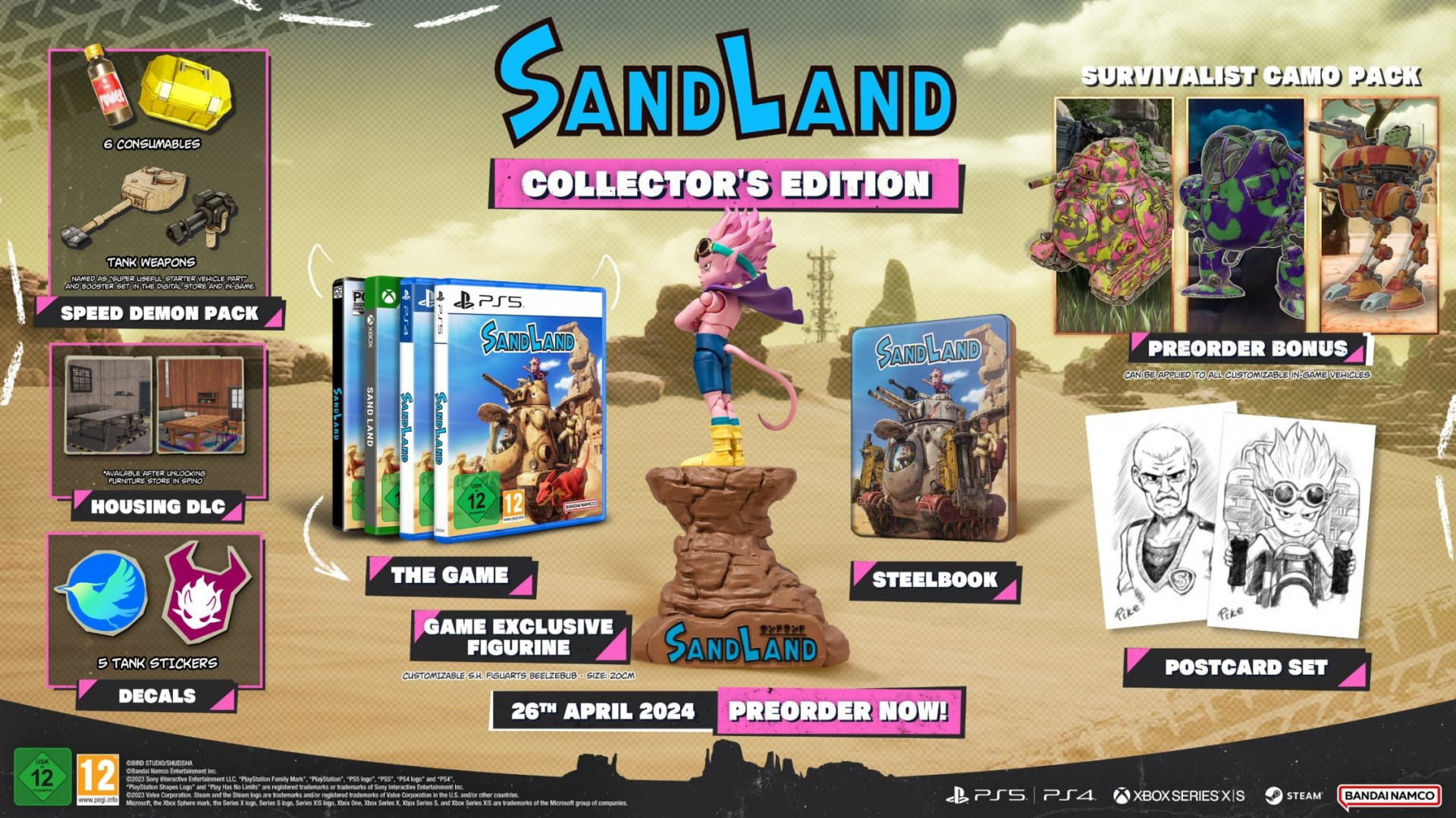 Sand Land - Collector's Edition (PS5), Bandai Namco