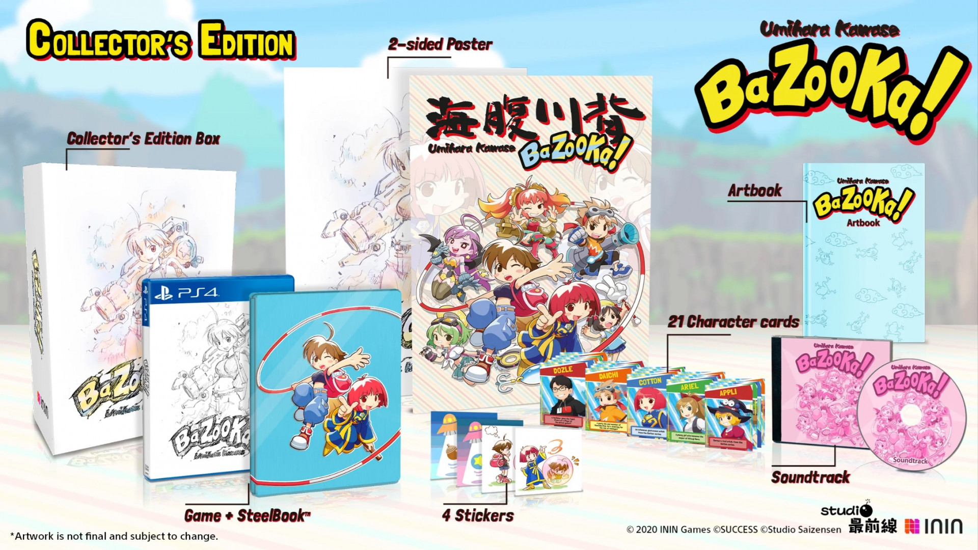 Umihara Kawase BaZooKa! - Collector's Edition (PS4), Inin Games