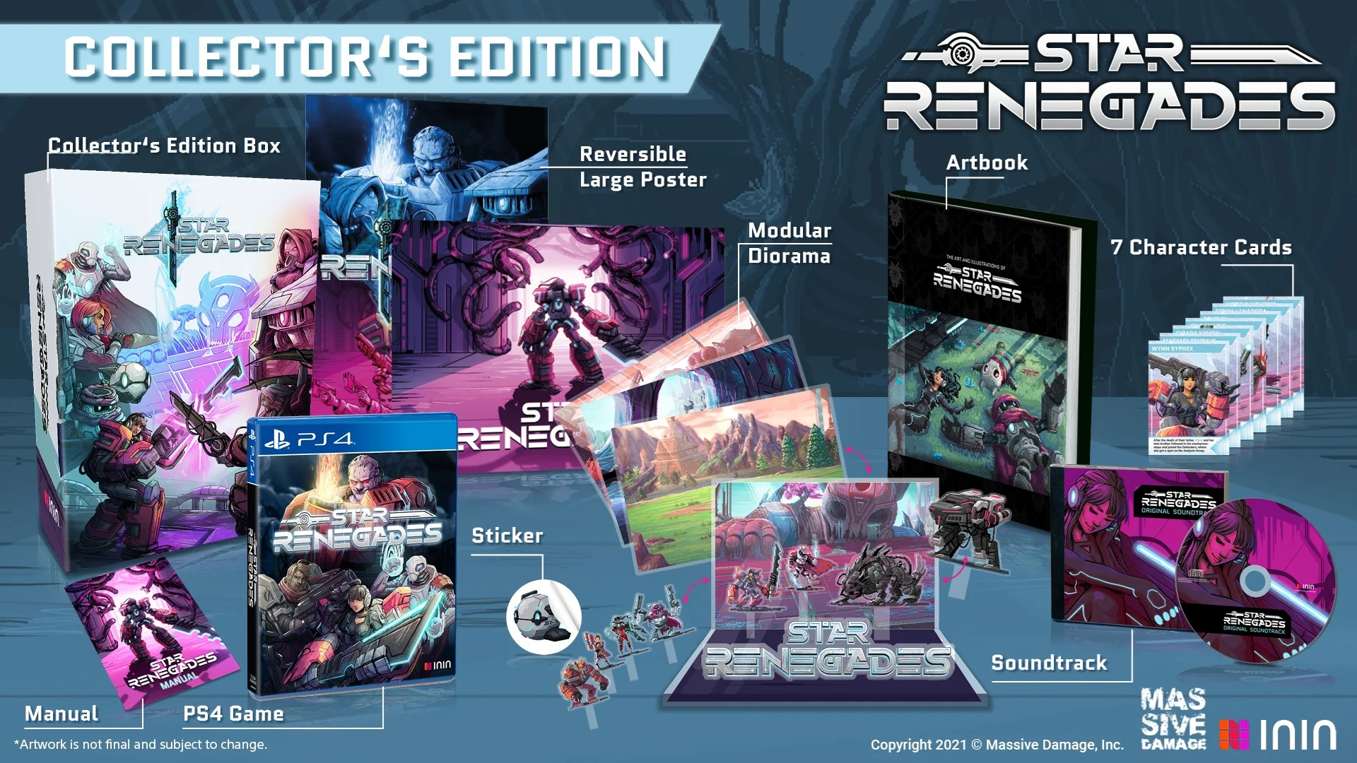 Star Renegades - Collector's Edition (Strictly Limited) (PS4), ININ Games, Strictly Limited Games
