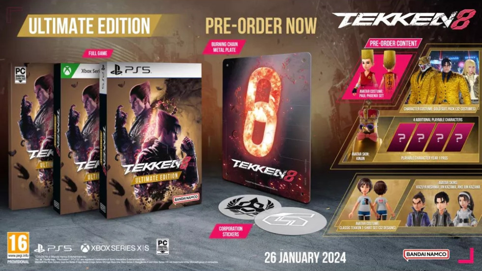 Tekken 8 - Ultimate Edition (PS5), Bandai Namco