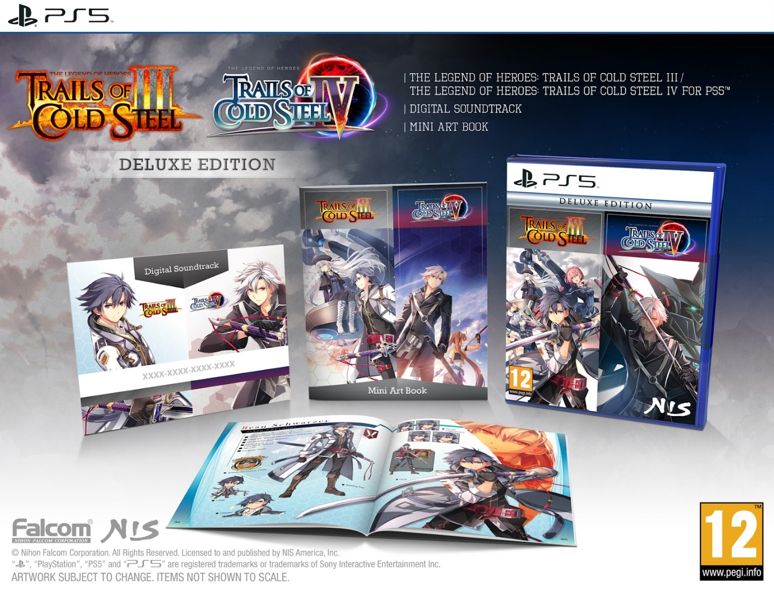 The Legend of Heroes: Trails of Cold Steel III + IV - Deluxe Edition (PS5), NIS America