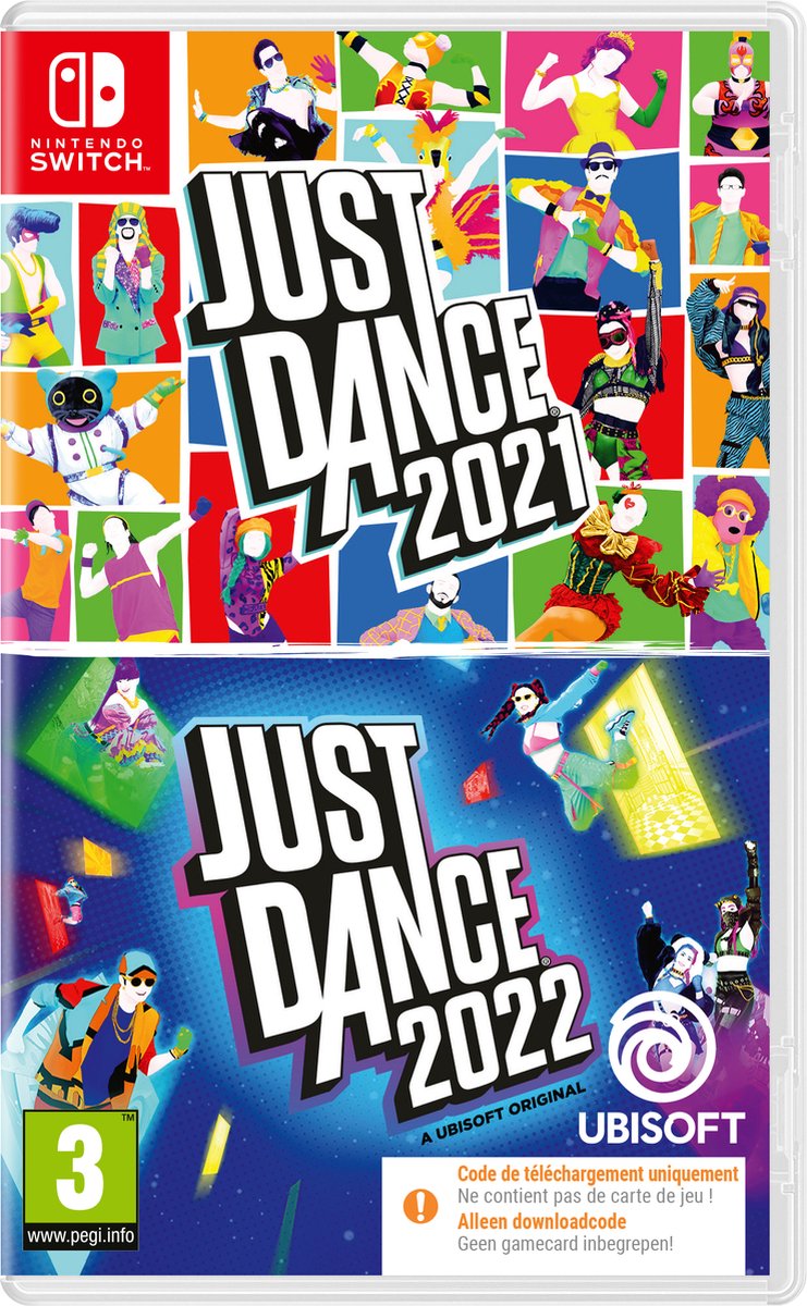 Just Dance 2021 & Just Dance 2022 (Code in a Box) (Switch), Ubisoft
