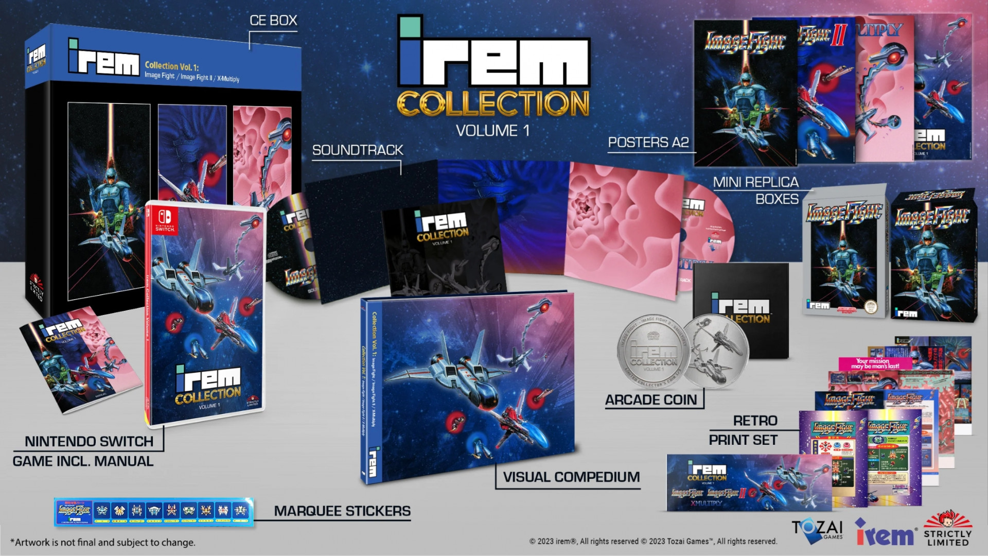 Irem Collection - Volume 1 - Collector's Edition (Strictly Limited) (Switch), Tozai Games, Irem