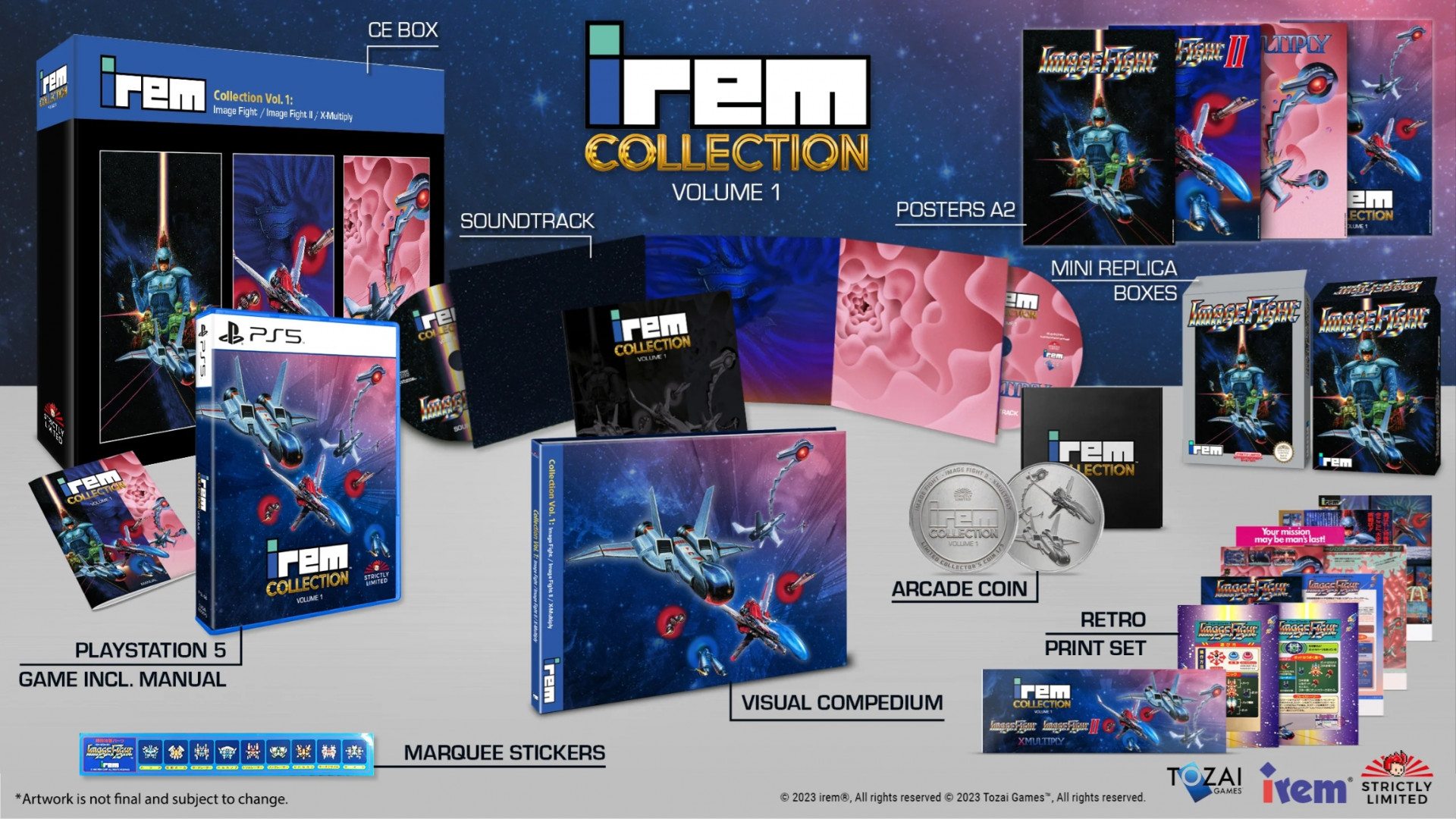 Irem Collection - Volume 1 - Collector's Edition (Strictly Limited) (PS5), Tozai Games, Irem