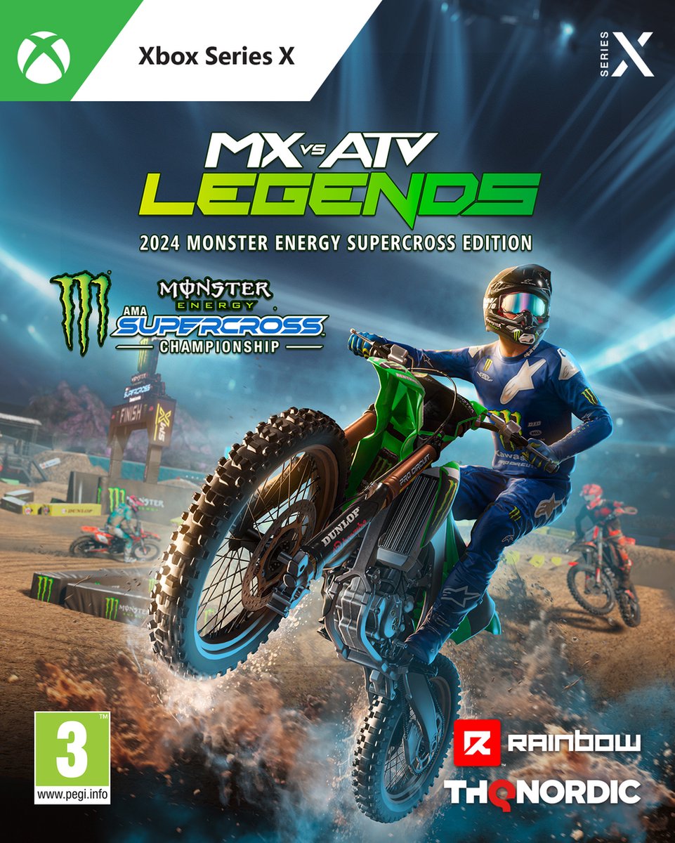 MX vs ATV: Legends - 2024 Monster Energy Supercross Edition (Xbox Series X), Rainbow Studios