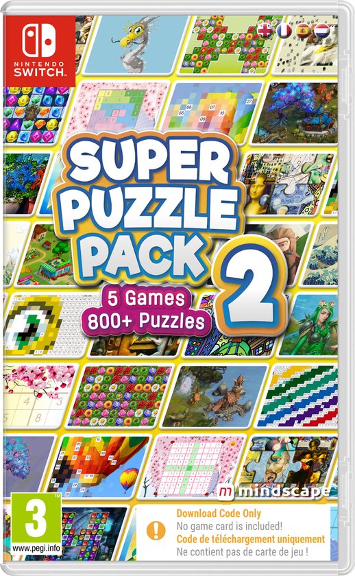 Super Puzzle Pack 2 (Code in a Box) (Switch), Mindscape