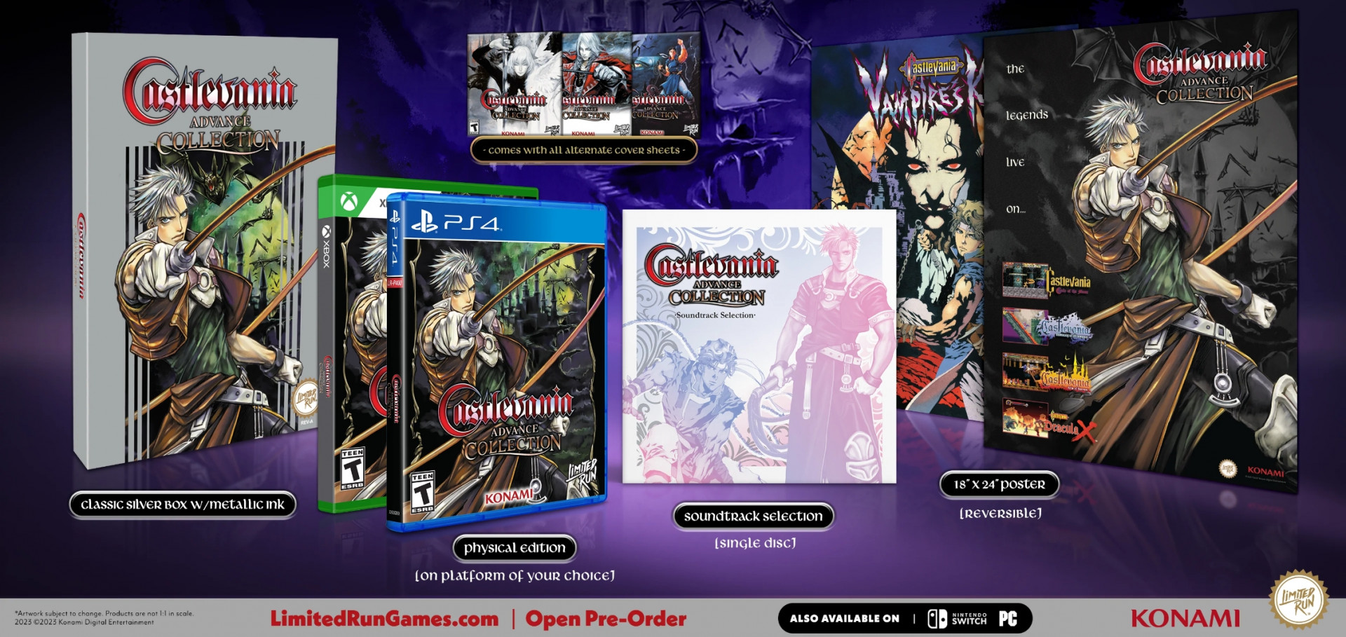 Castlevania: Advance Collection (Limited Run) (PS4), Konami