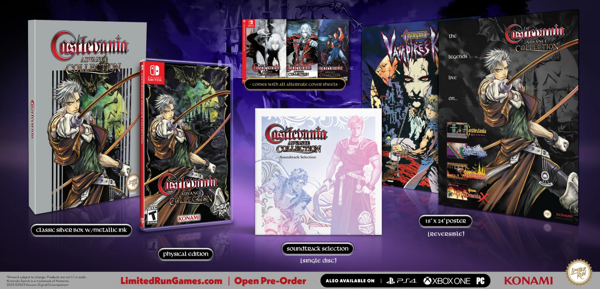 Castlevania: Advance Collection (Limited Run) (Switch), Konami