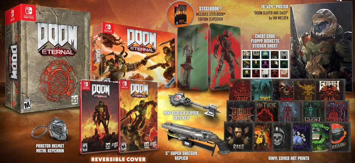Doom Eternal - Ultimate Edition (Limited Run) (Switch), Bethesda Softworks