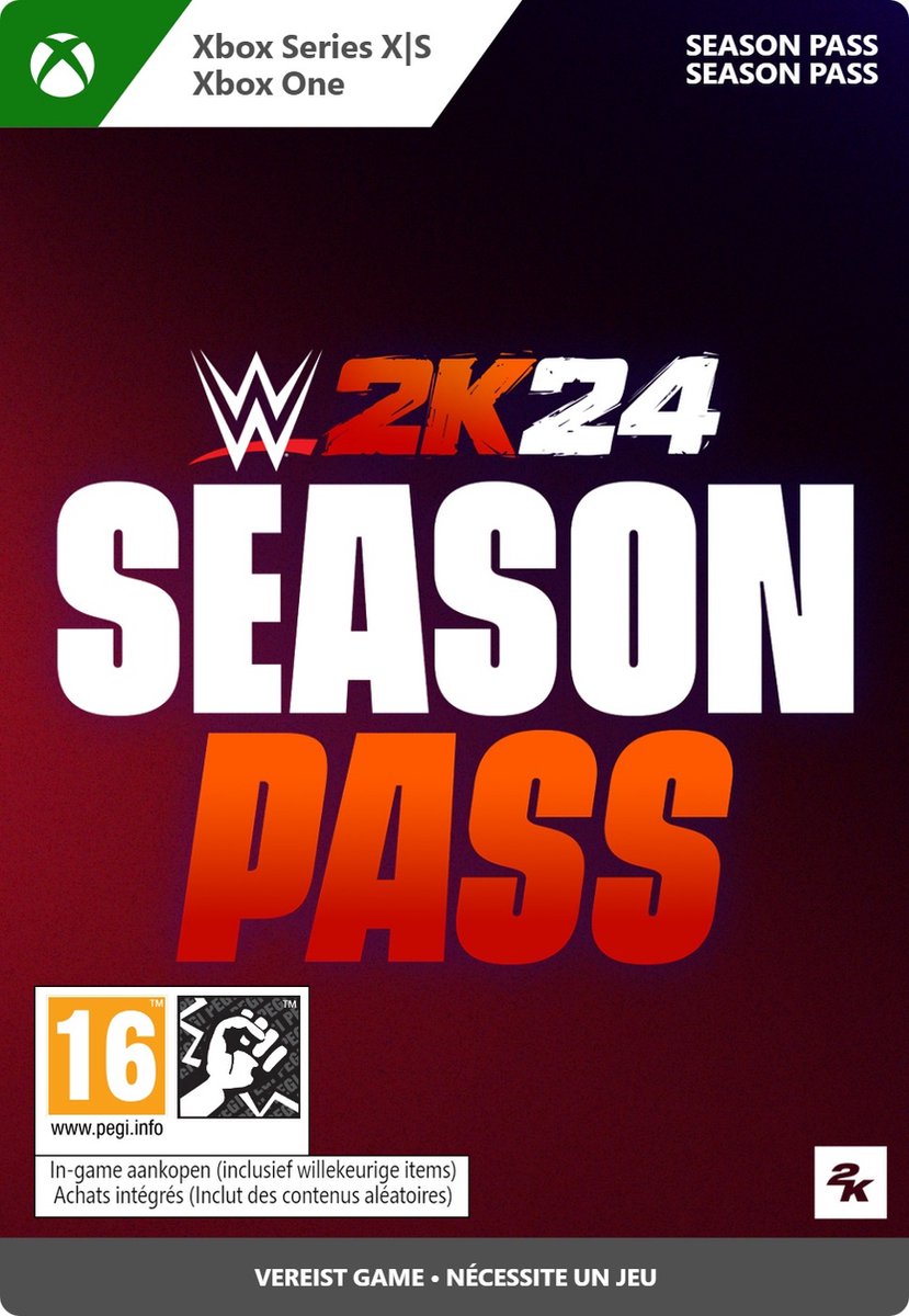 WWE 2K24: Season Pass (Xbox Download) (Xbox Series X), 2K Sports
