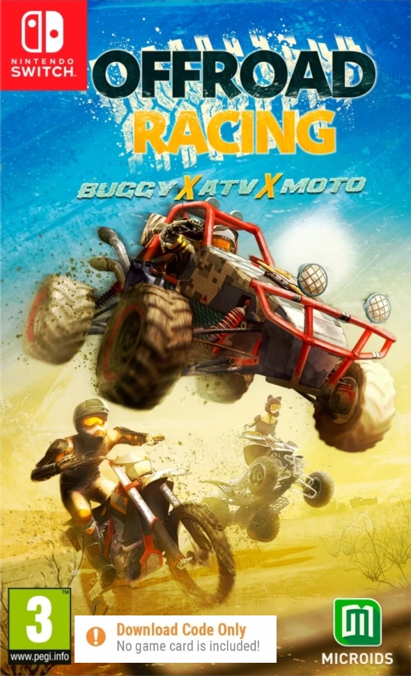 Offroad Racing (Code in a Box) (Switch), Microids
