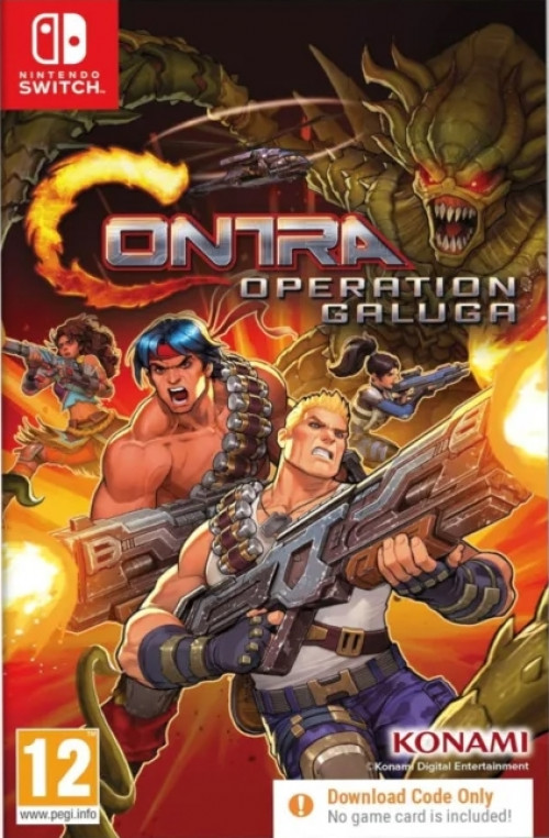 Contra: Operation Galuga (Code in a Box) (Switch), Konami