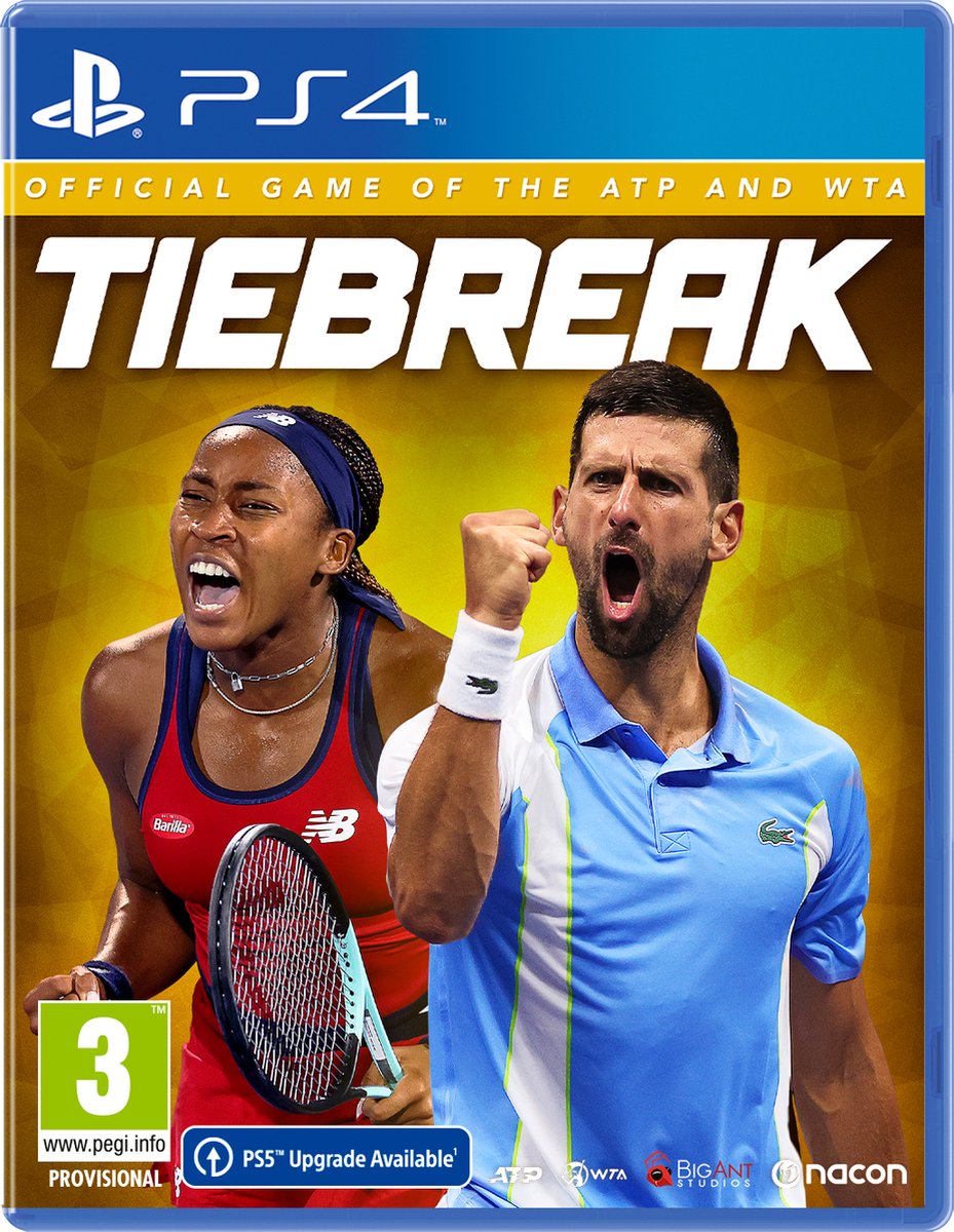 TieBreak: Official Game of the APT & WTA (PS4), Nacon