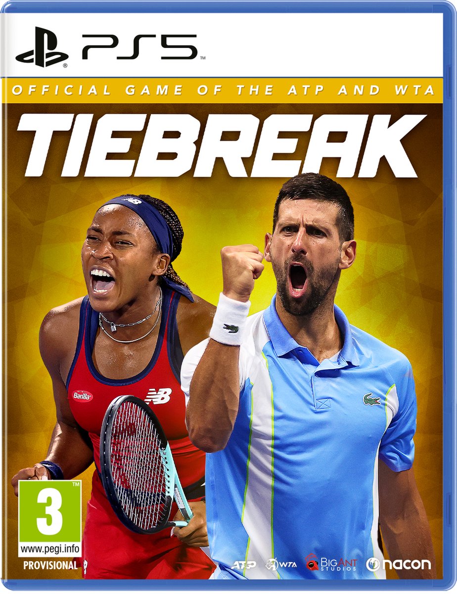 TieBreak: Official Game of the APT & WTA (PS5), Nacon