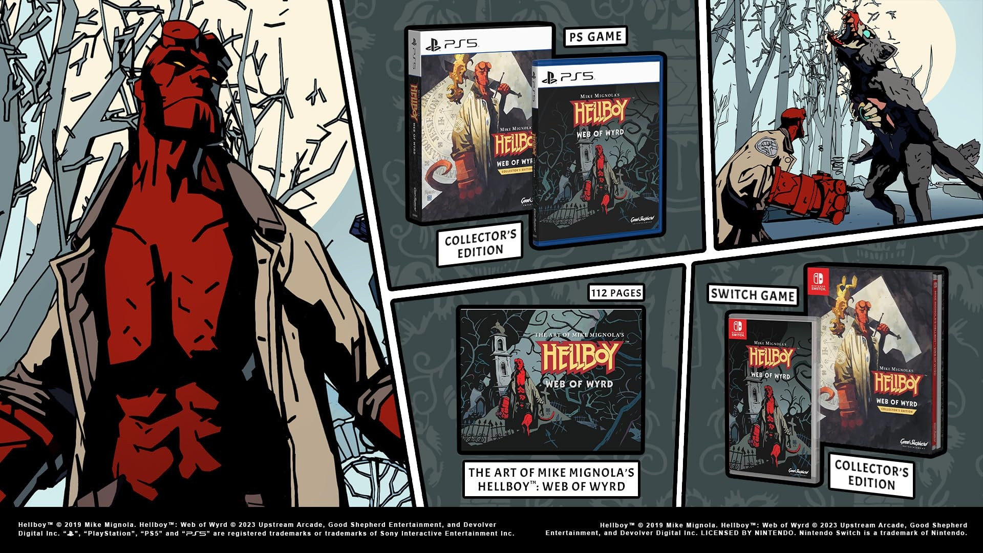 Hellboy: Web of Wyrd - Collector's Edition (Switch), Good Shepherd Games