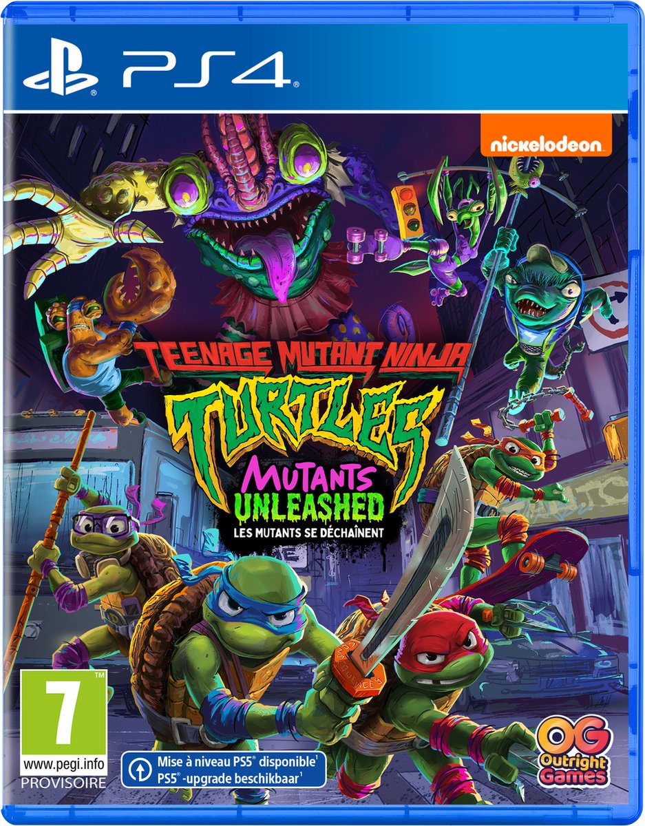 Teenage Mutant Ninja Turtles: Mutants Unleashed (PS4), Outright Games