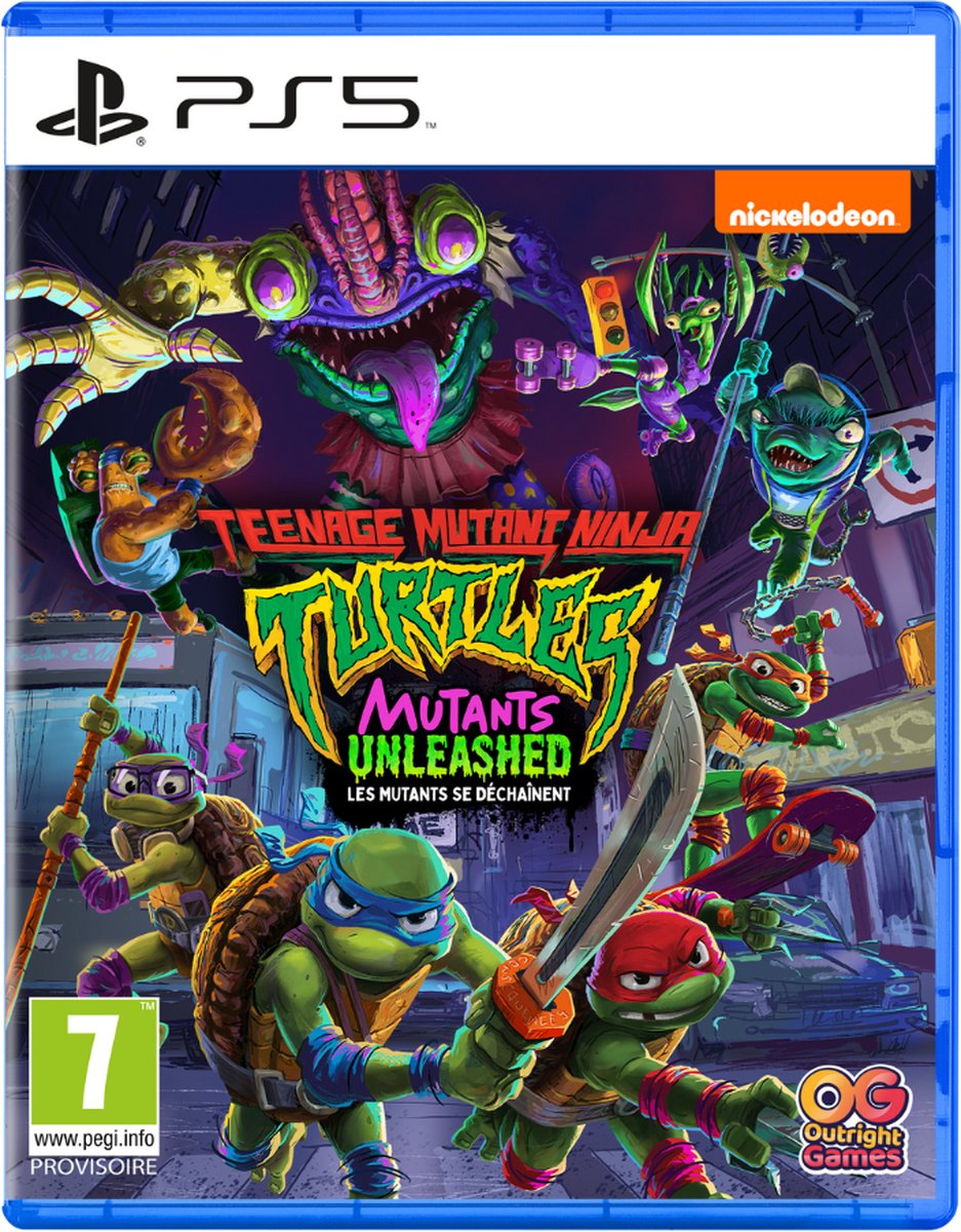 Teenage Mutant Ninja Turtles: Mutants Unleashed (PS5), Outright Games