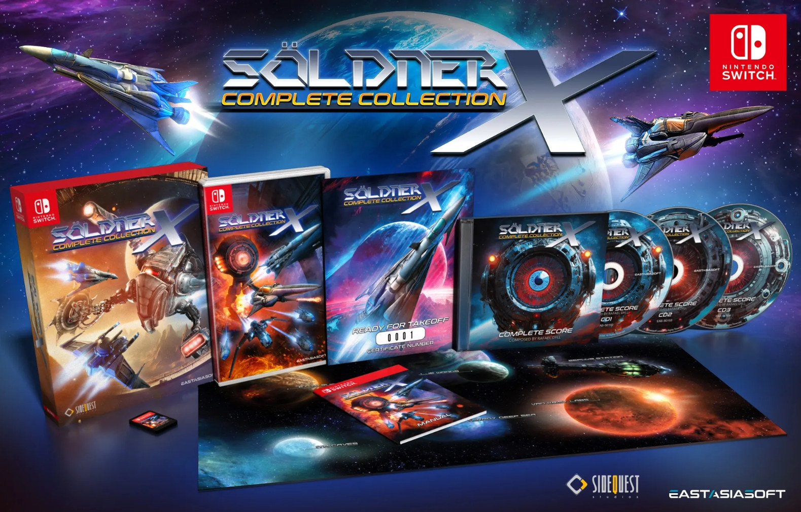 Soldner-X - Complete Collection - Limited Edition (Asia Import) (Switch), EastAsiaSoft